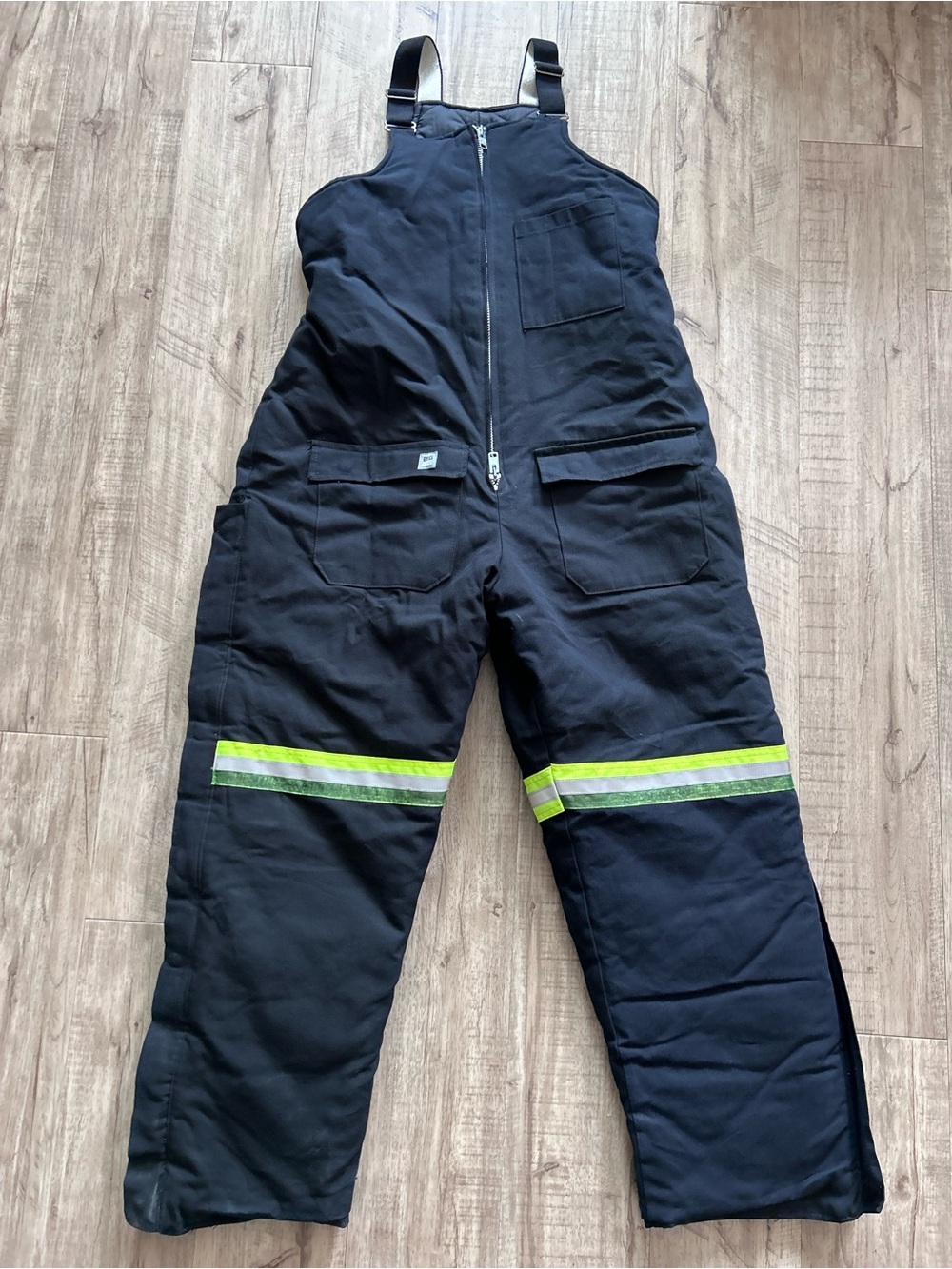 Big Bill XL tall Black Insulated Bib Overalls High-Vis reflective heavyweight